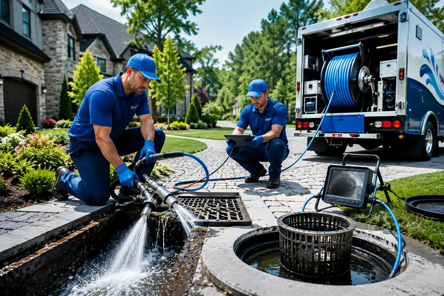 Local outdoor drain cleaning professionals in Fultonham, OH